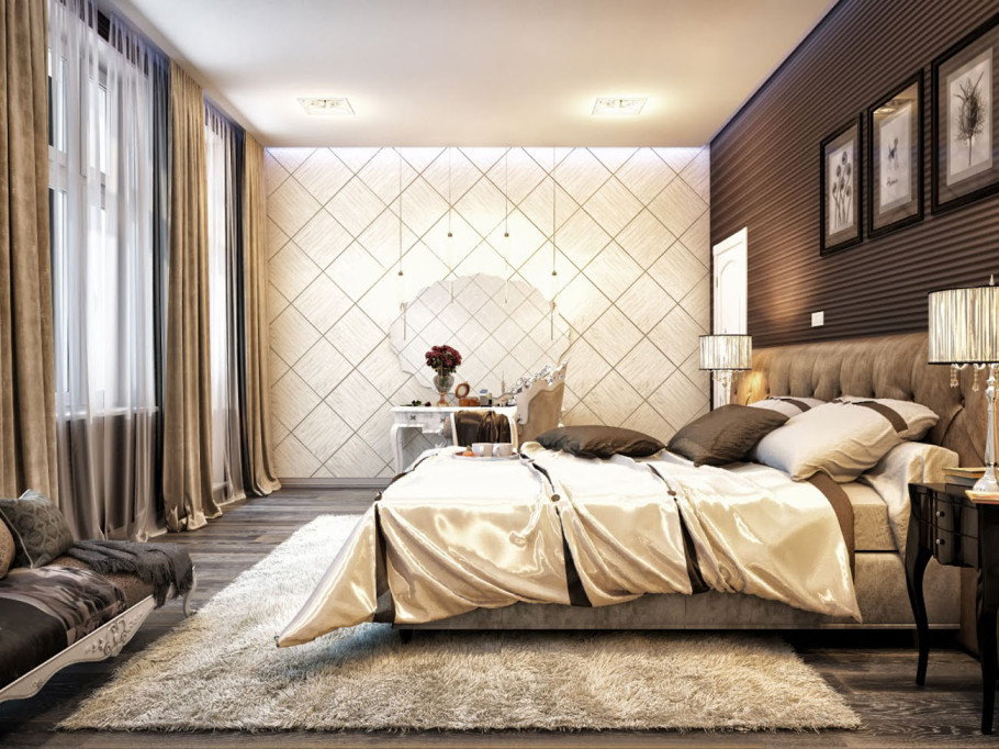 Lighted Bedroom