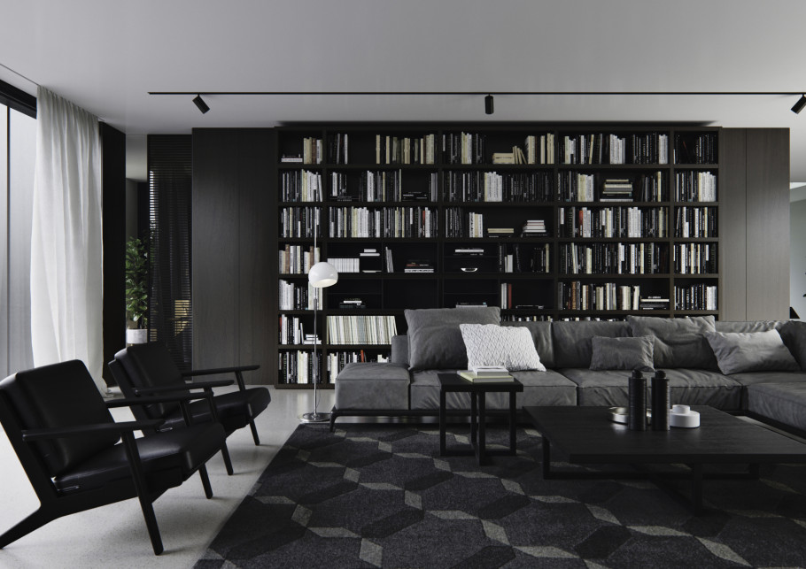 Dark interior