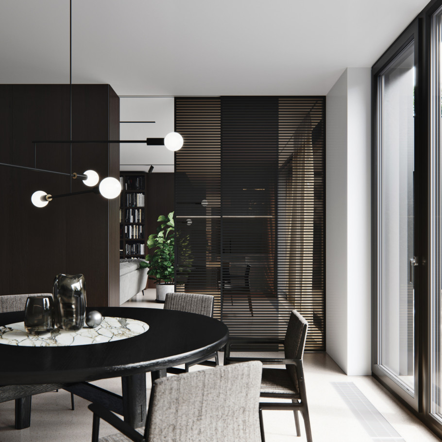 Dark interior