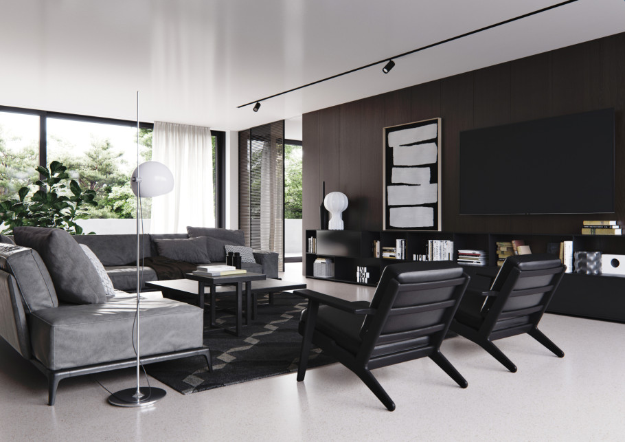 Dark interior