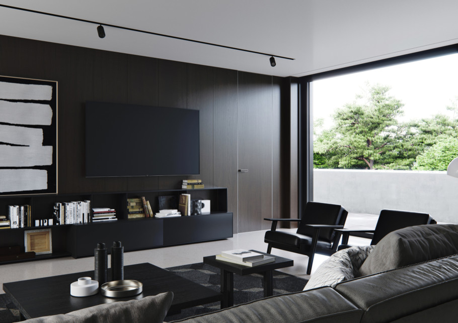 Dark interior
