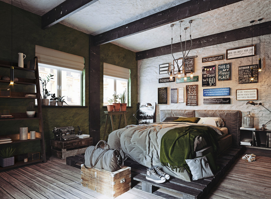 Green Bedroom