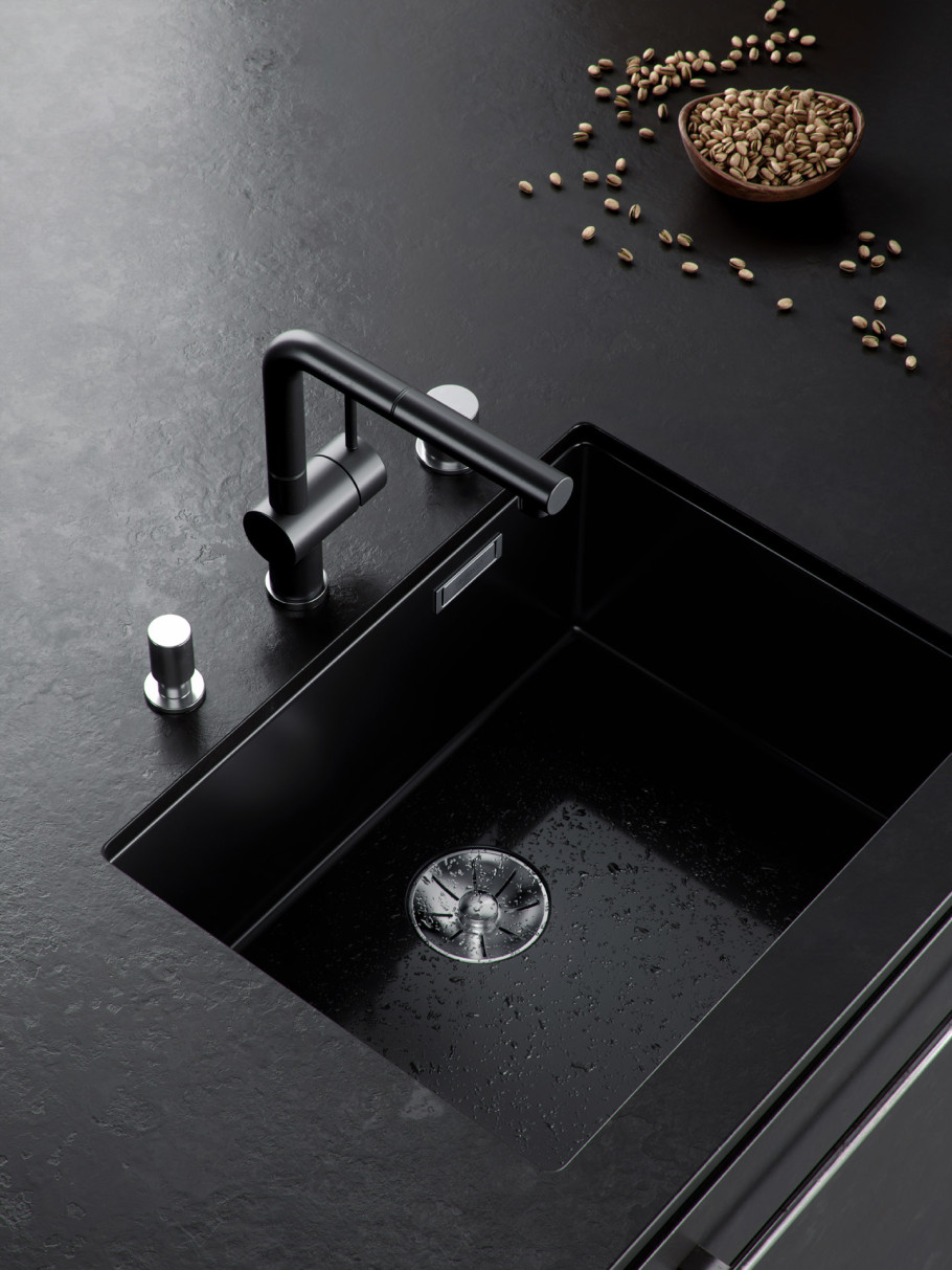 Black kitchen