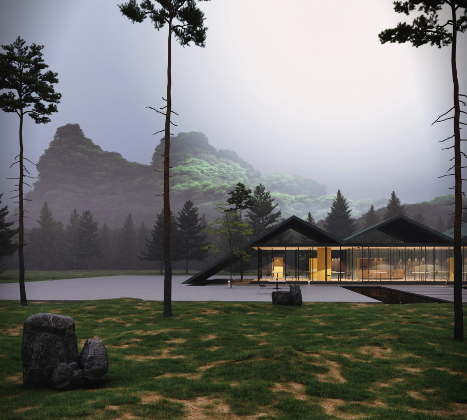 Book Cafe In Forest