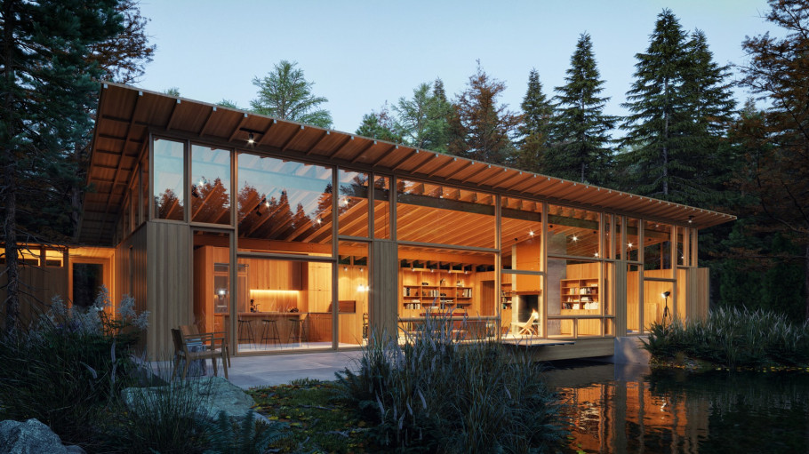 House In Forest