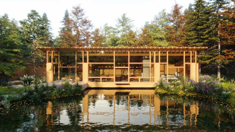 House In Forest