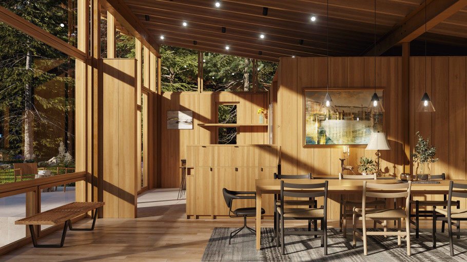 House In Forest