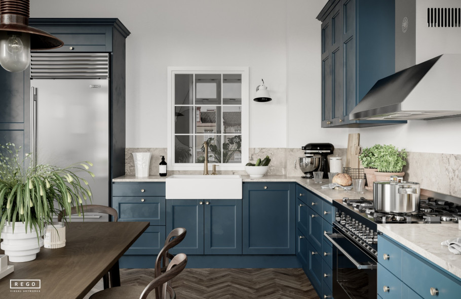 Blue Kitchen