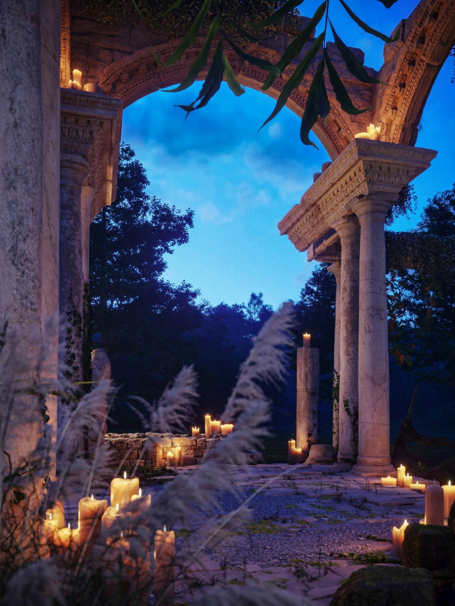 Mystery ruins