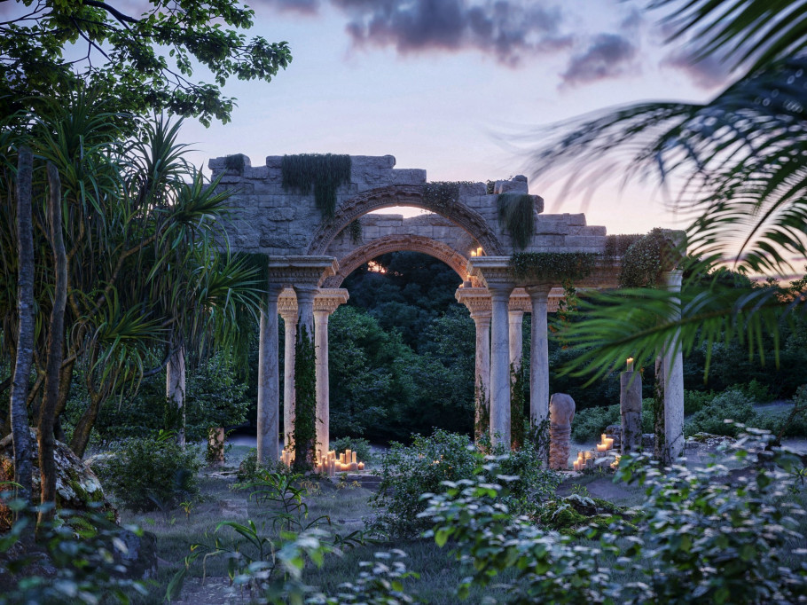 Mystery ruins