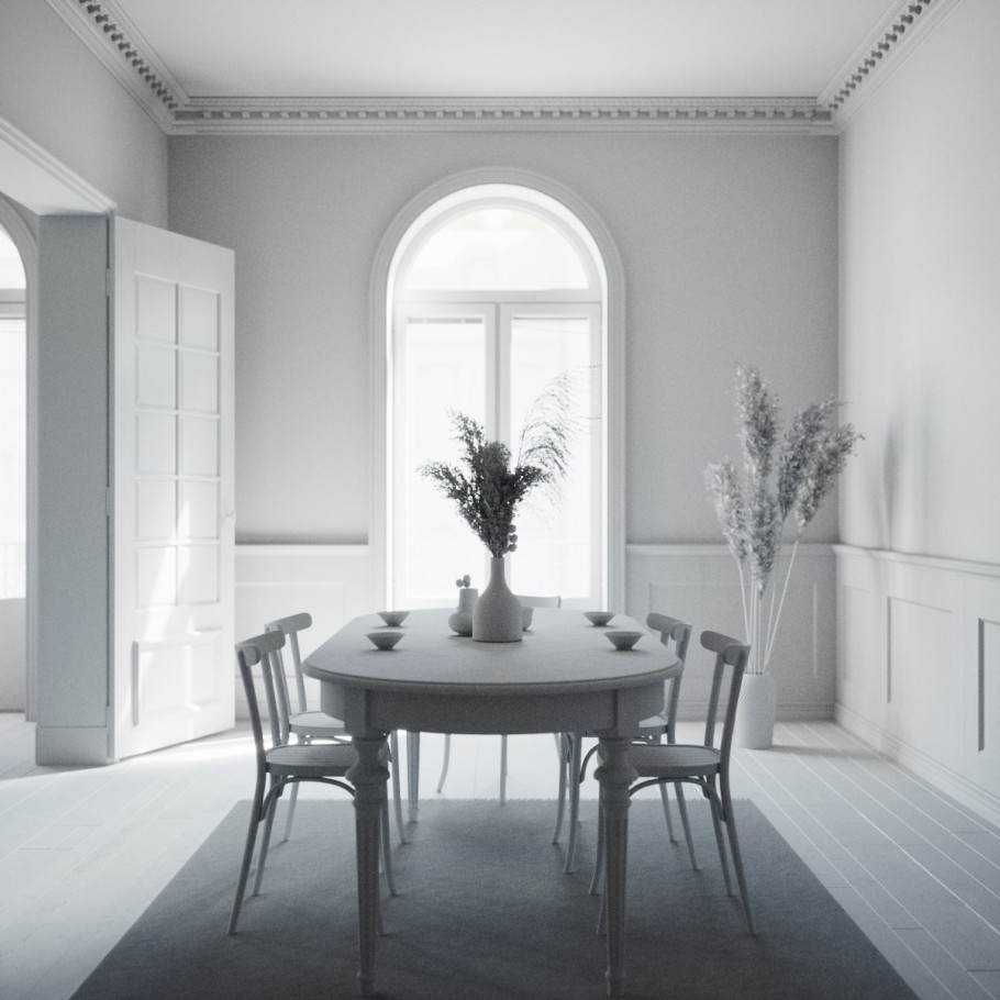 Beige Traditional