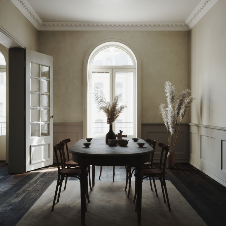 Beige Traditional