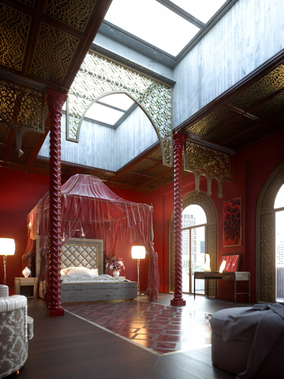 Red Bedroom
