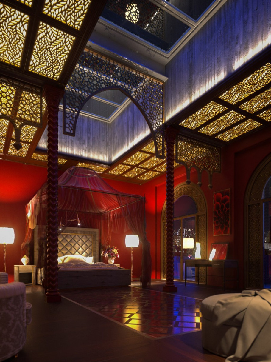 Red Bedroom