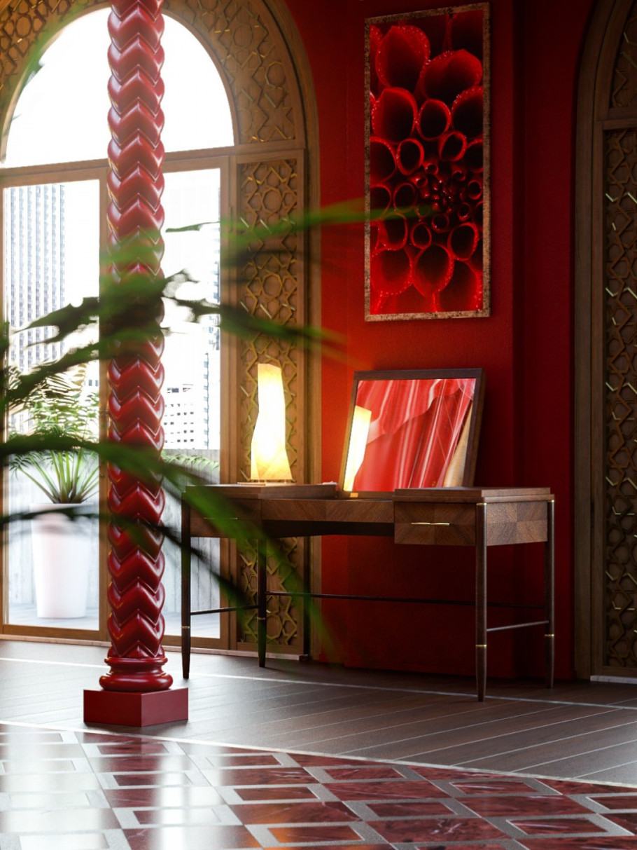 Red Bedroom