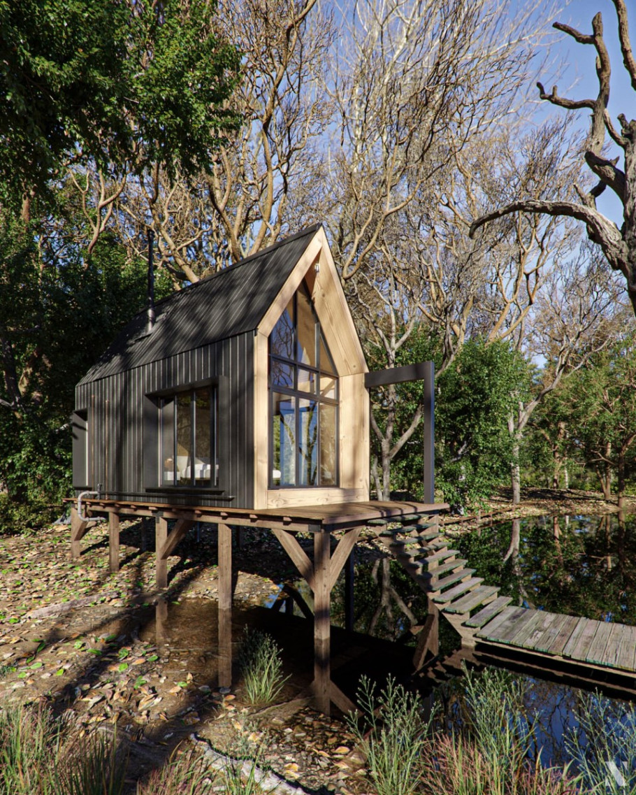 CGI - FOREST CABIN