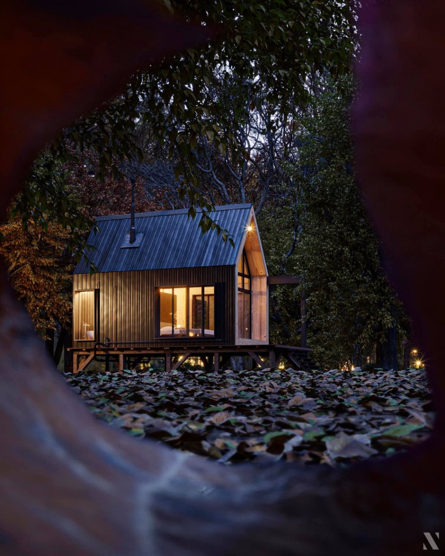 CGI - FOREST CABIN