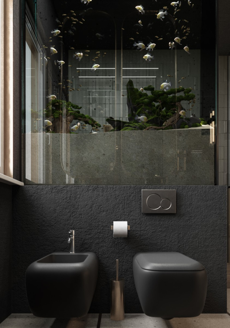 Bathroom Aquarium