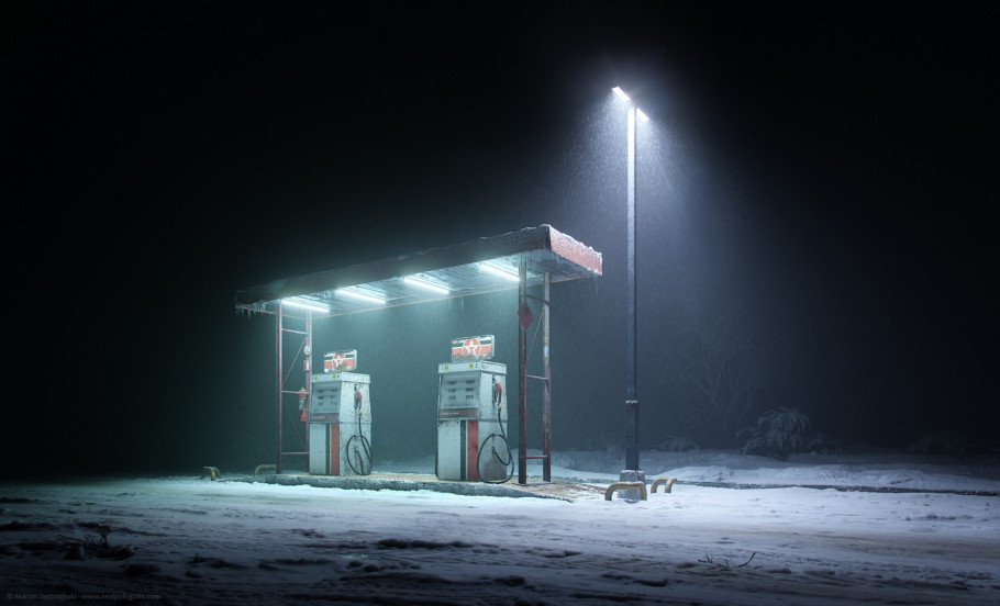 Petrol station