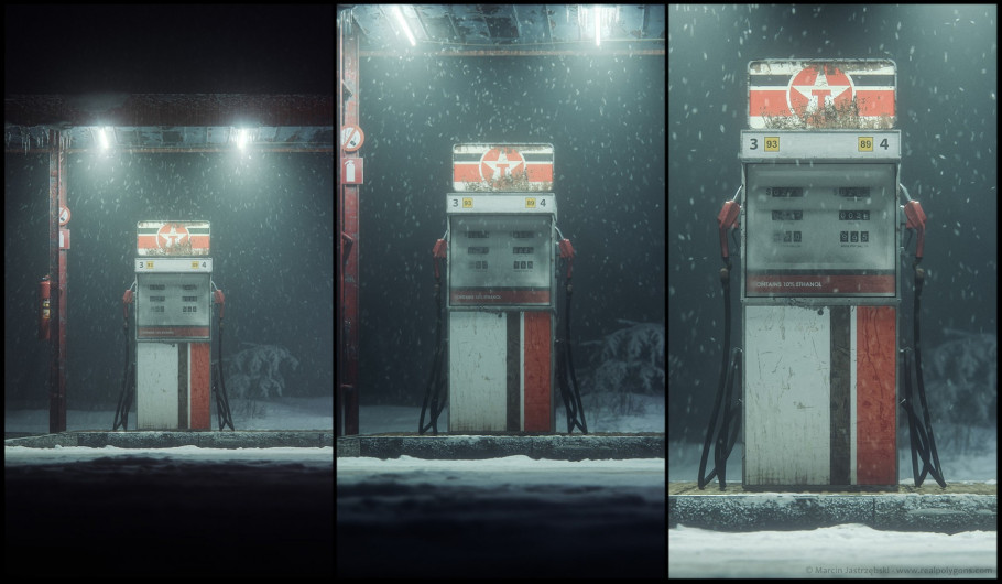 Petrol station