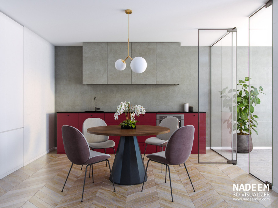 Puce Apartment