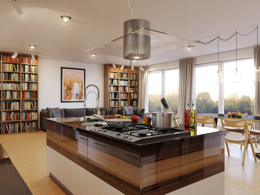 Kitchen - Livingroom