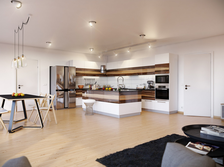 Kitchen - Livingroom