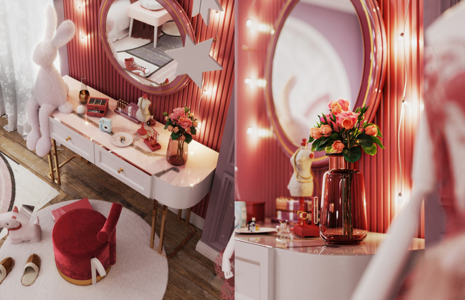 Girly Room Design