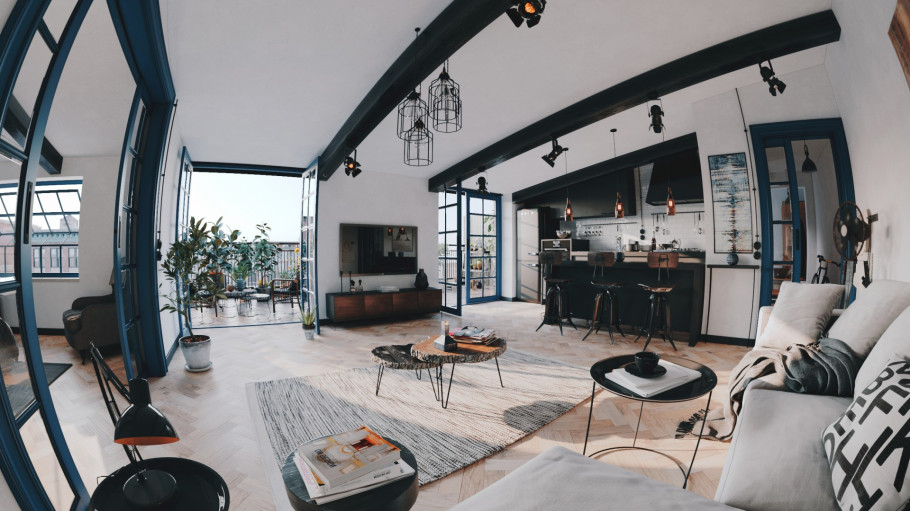 Flooded Attic Apartment