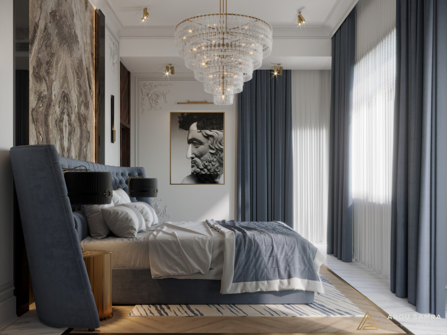 Blue Master Bedroom