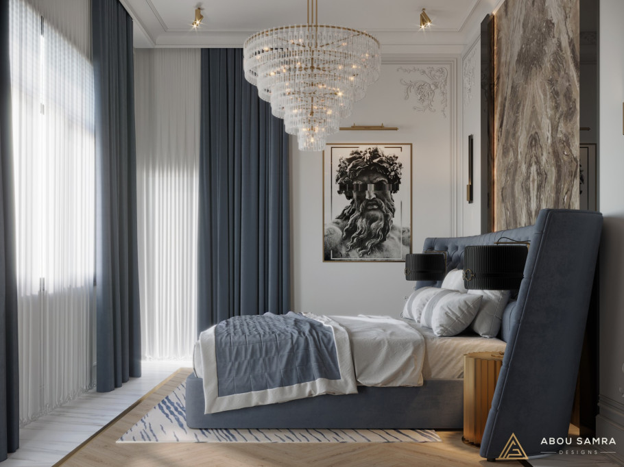Blue Master Bedroom