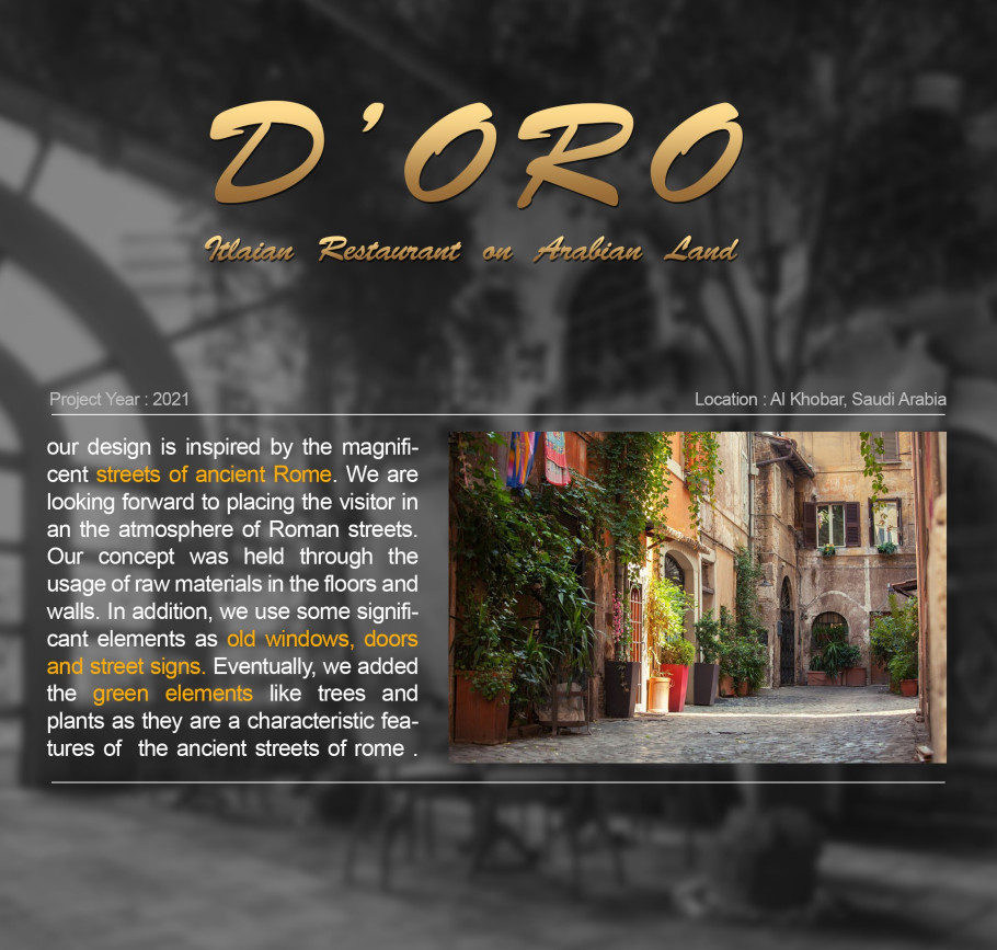 D Oro Restaurant