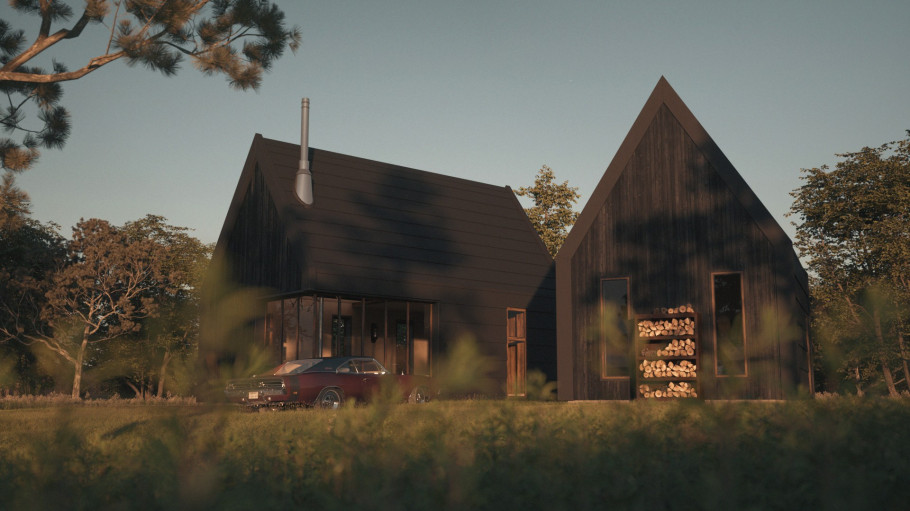 Black Cabin Study