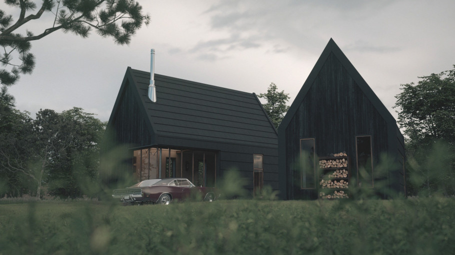 Black Cabin Study