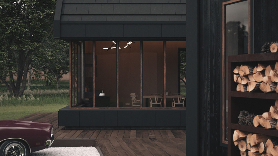 Black Cabin Study