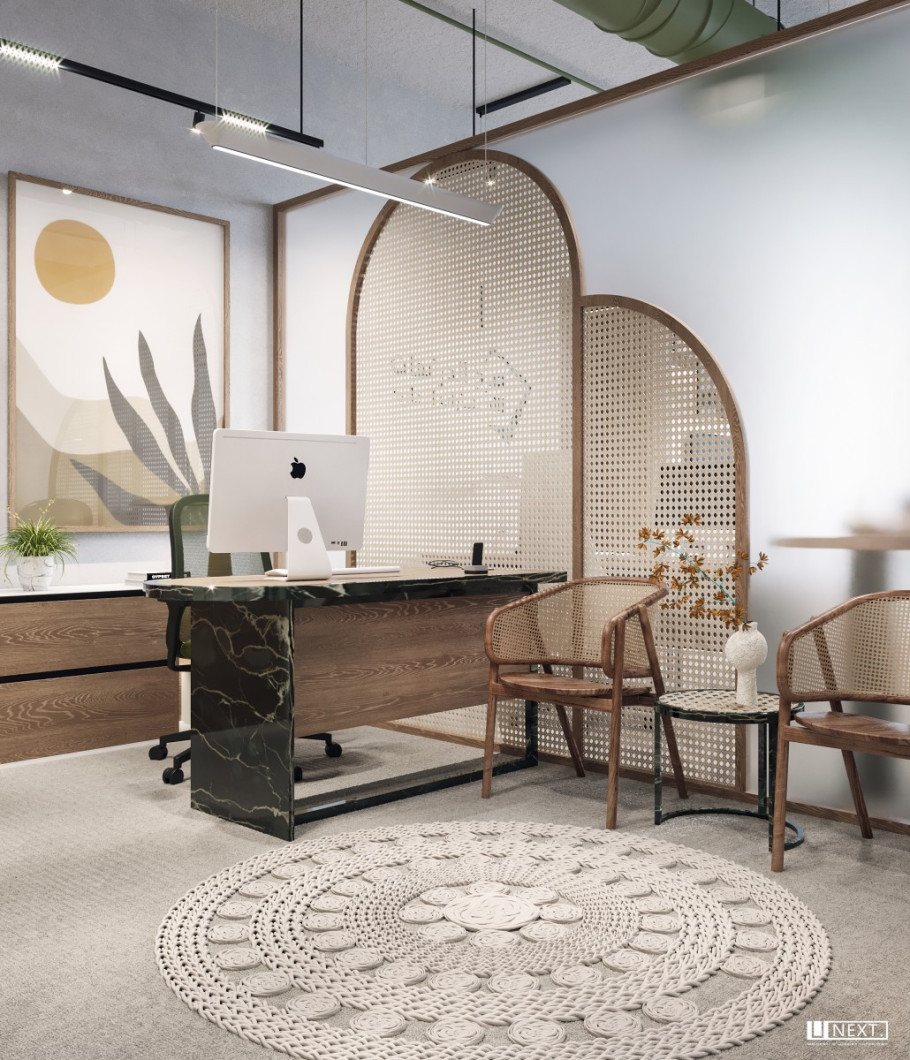 Boho-Contemp Office