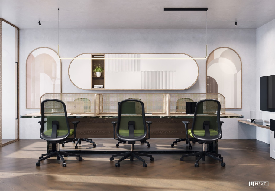 Boho-Contemp Office