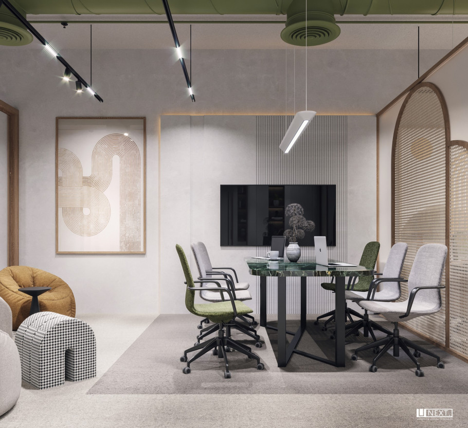 Boho-Contemp Office