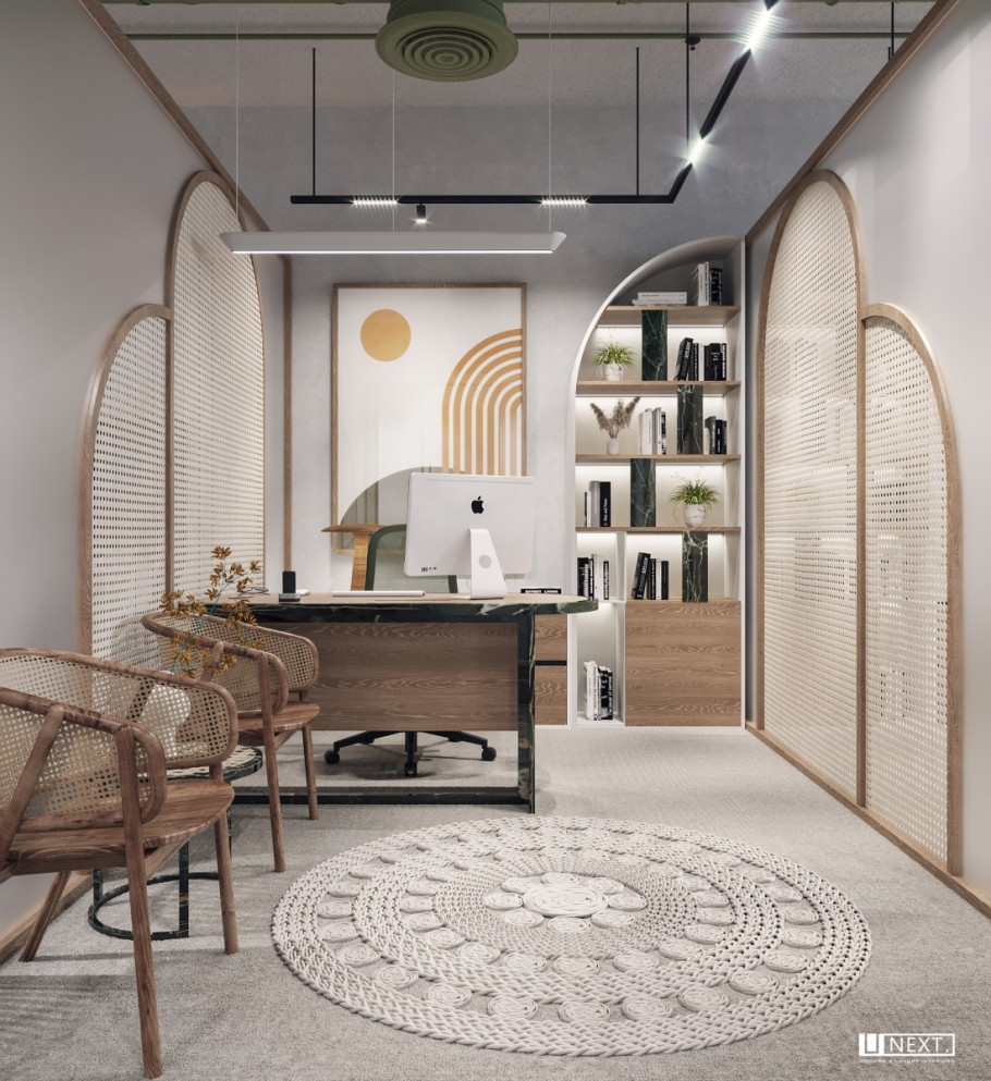 Boho-Contemp Office