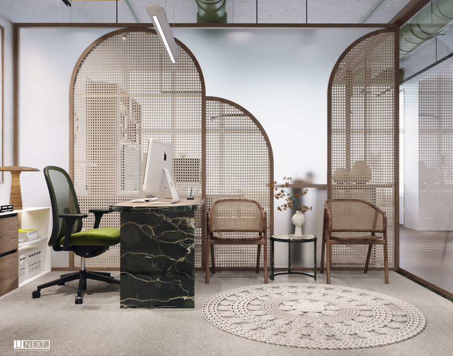 Boho-Contemp Office