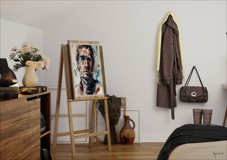 Decorative corner - Bedroom.