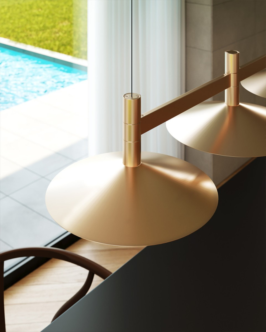 Cone Shade 5 Lights