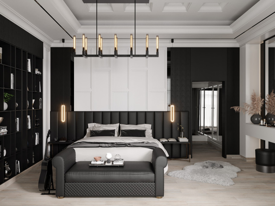 Black & White Bedroom