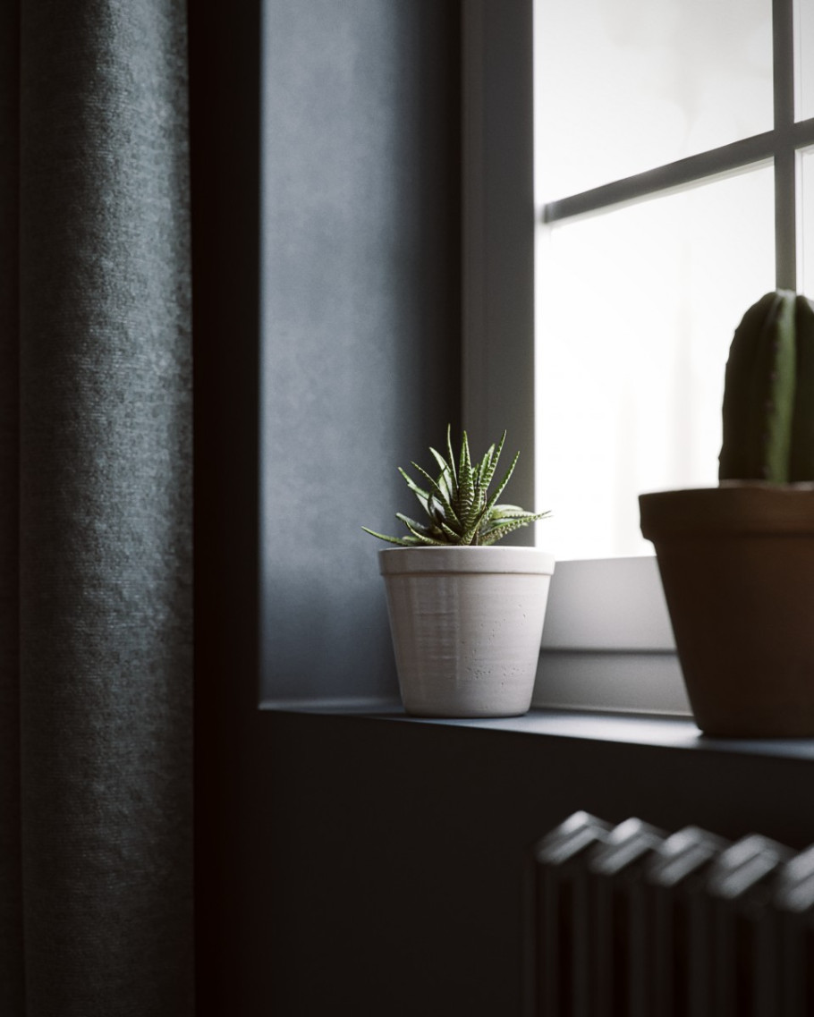 Dark & Moody Bedroom