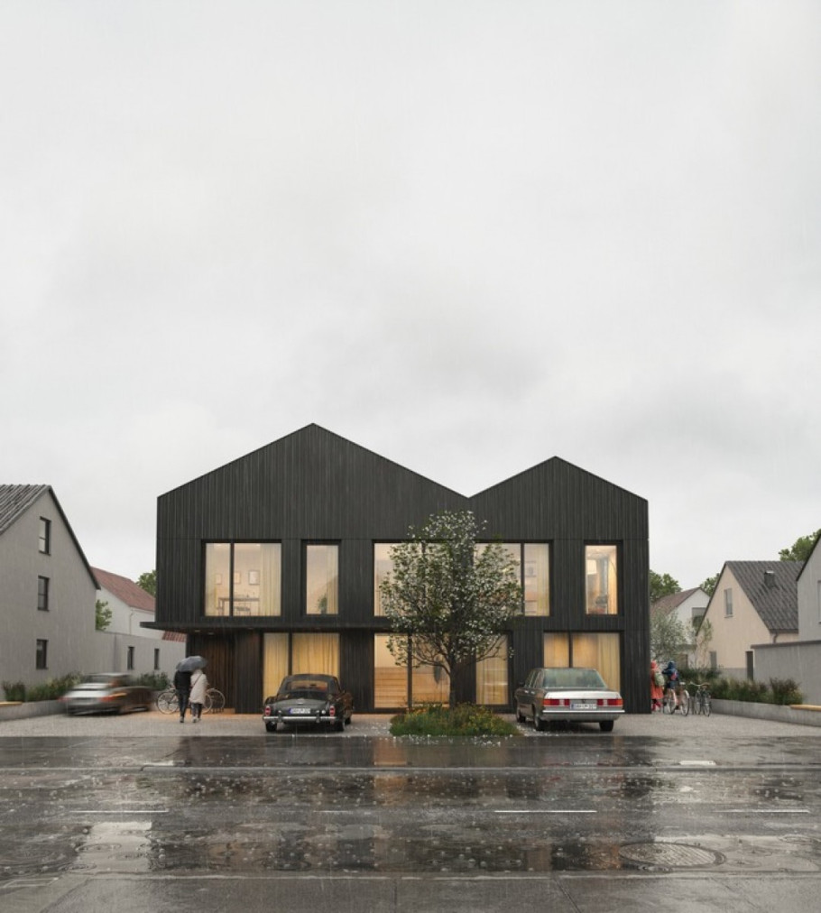 Rainy Modern Home