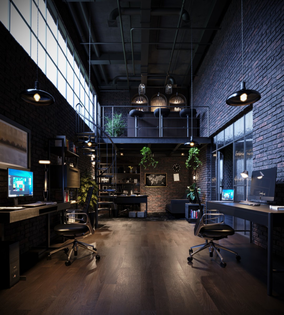 Office All Black