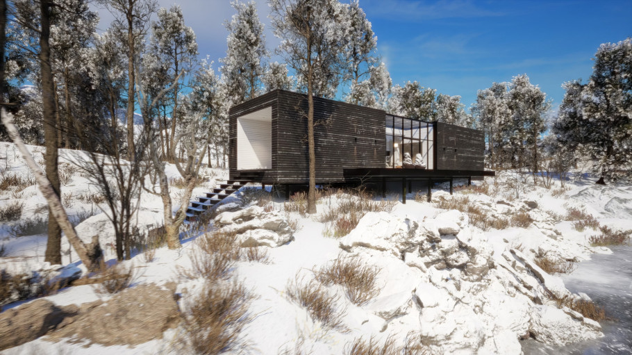 Snowy Lodge