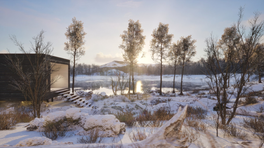 Snowy Lodge