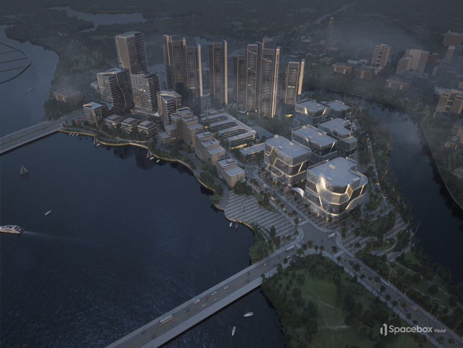Industrial Park Render