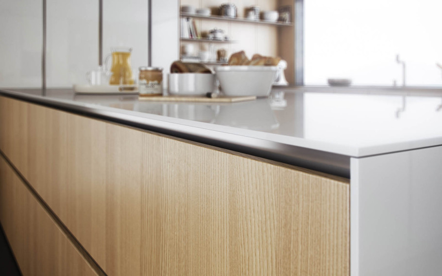 White and Wooden Kitchen